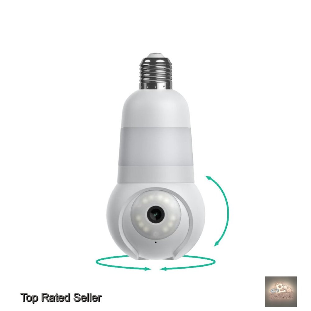 Light Bulb Security Camera Wireless Outdoor Indoo… - image 1
